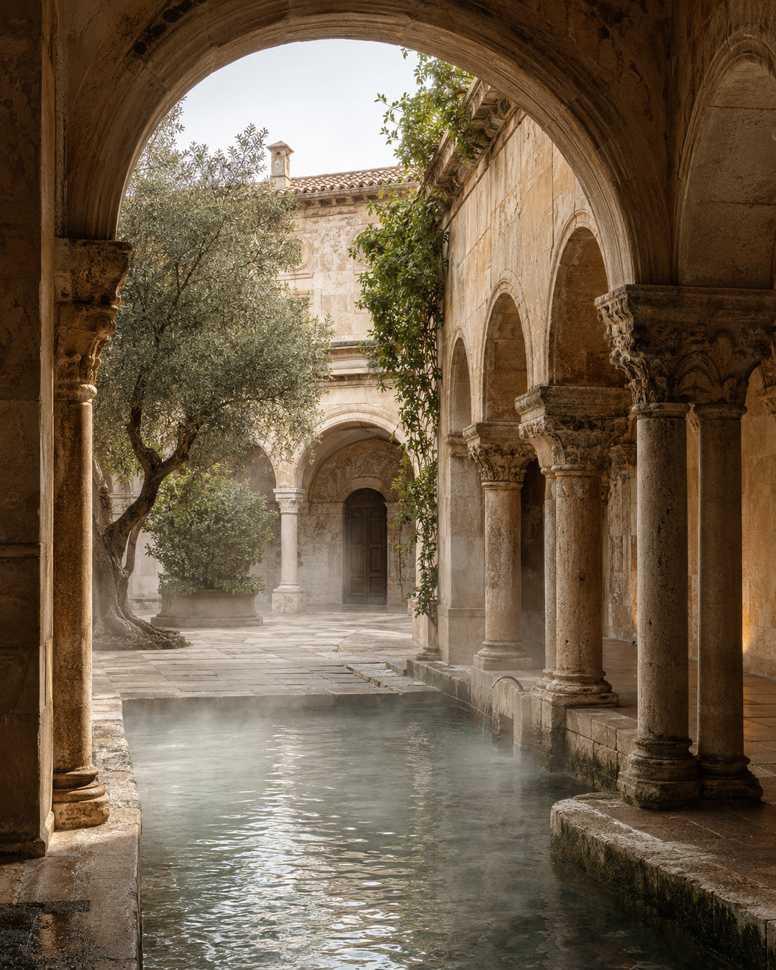 Historic Spanish cloister